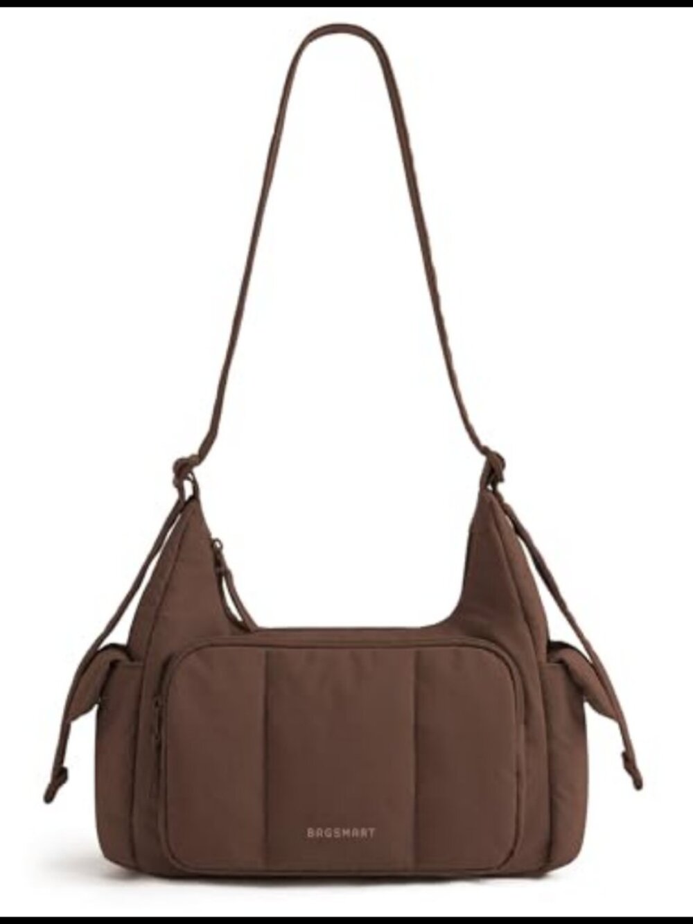 Small Puffer Crossbody Hobo Bag Waterproof Nylon Adjustable Strap Everyday Purse